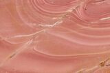 Polished Pink Opal Slab - Western Australia #152104-1